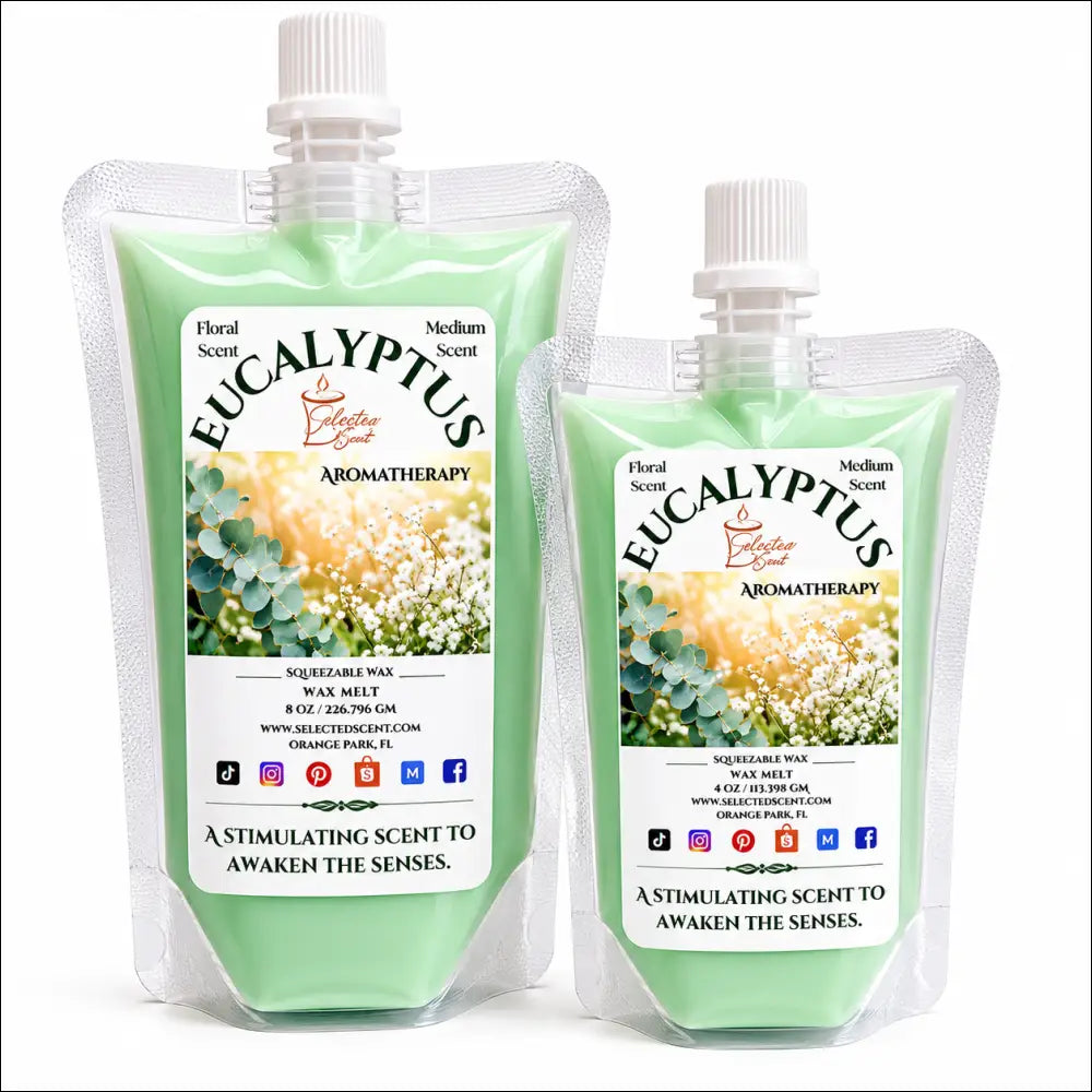 Eucalyptus squeezable wax melt natural scented