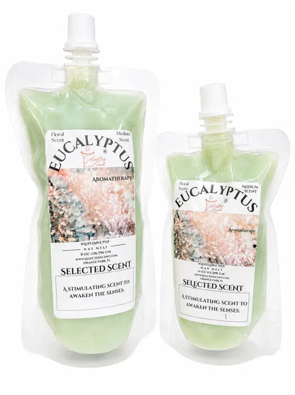 Eucalyptus squeezable wax melt natural scented