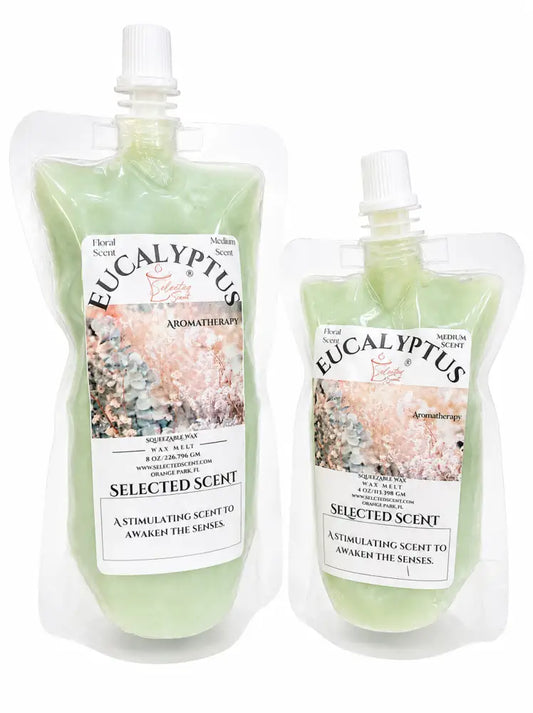 Eucalyptus squeezable wax melt natural scented
