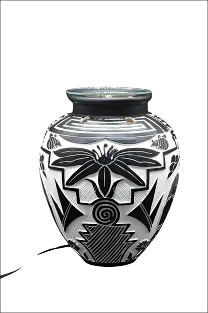 Vase egyptian wax and oil warmer electric decorative