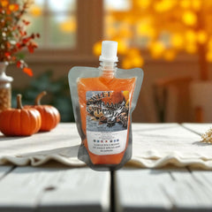 Selected Scent Sweet Cinnamon Pumpkin fragrance pouch from Fall Seasonal Favorites collection on wooden table