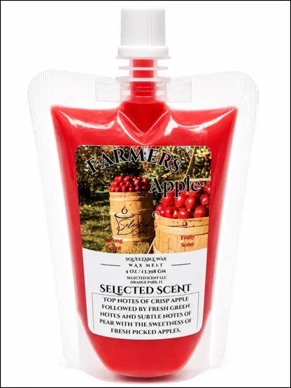 Farmers apple squeezable wax melts long lasting far throw scent - 4 oz