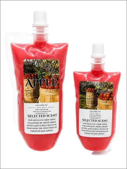 Farmers apple squeezable wax melts long lasting far throw scent