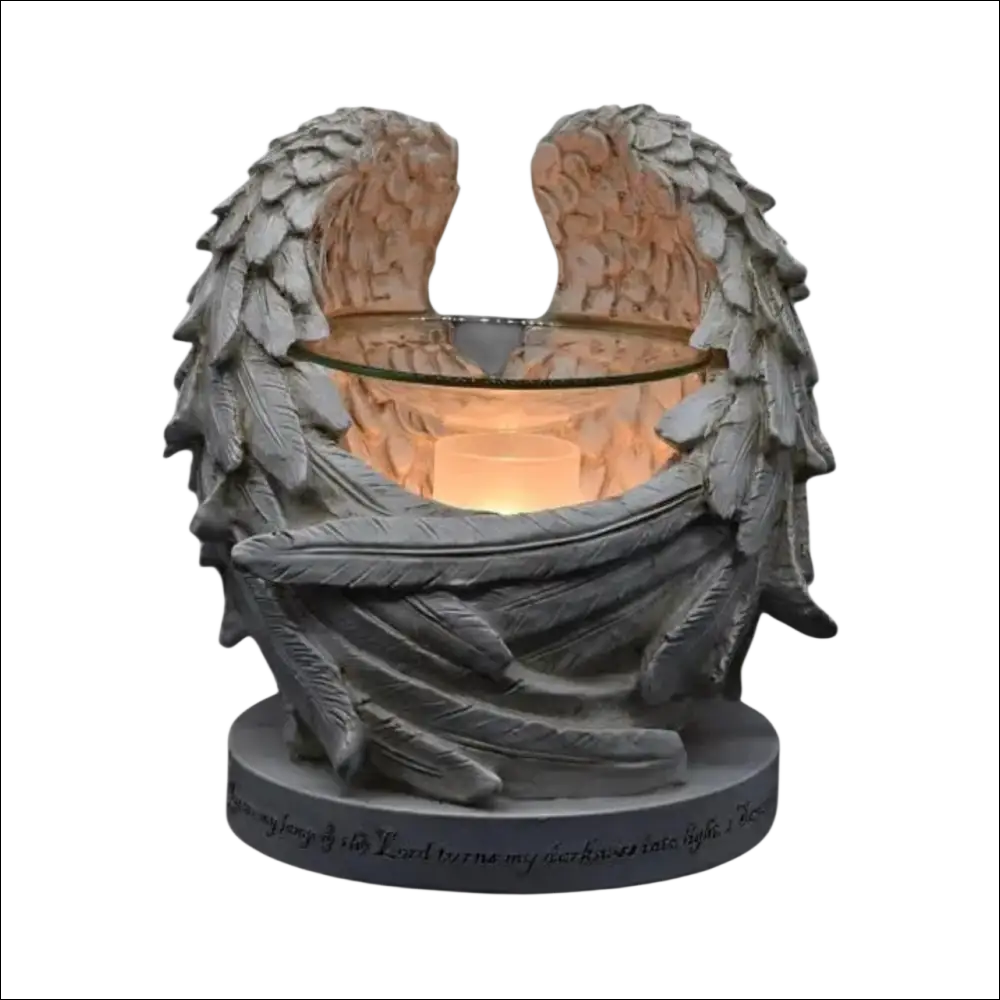 Angel wings wax and oil warmer electric with dimmer wheel