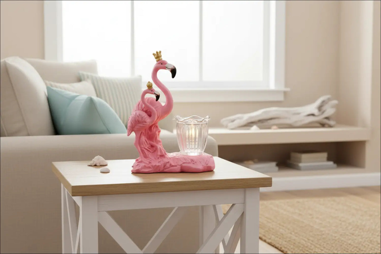 Flamingo wax oil warmer electric with dimmer wheel
