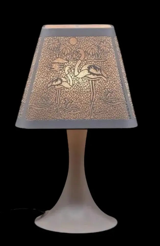 Flamingos white wax and oil warmer electric decorative