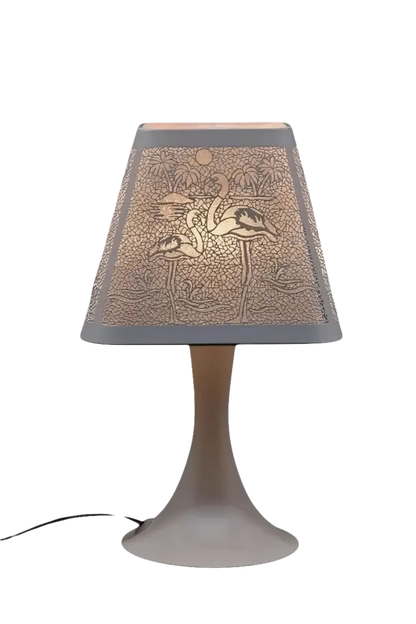 Flamingos white wax and oil warmer electric decorative