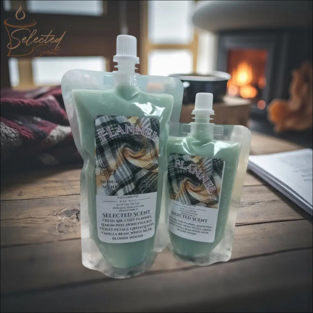 Flannel Squeezable Wax Melt All Natural Wax Melts
