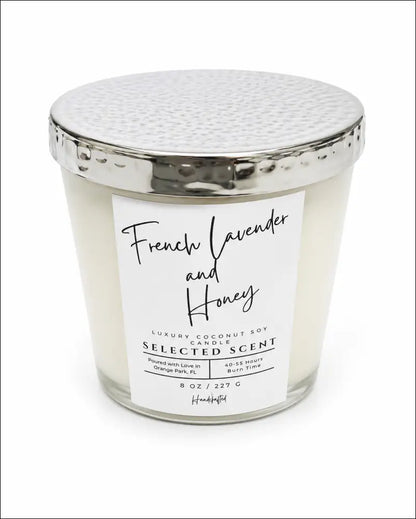 French lavender and honey 8 oz candle