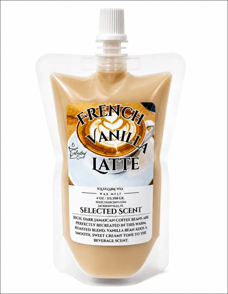 French vanilla latte squeezable wax melt - 4 ounces
