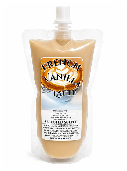 French vanilla latte squeezable wax melt - 8 ounces