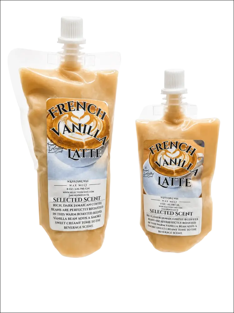 French vanilla latte squeezable wax melt