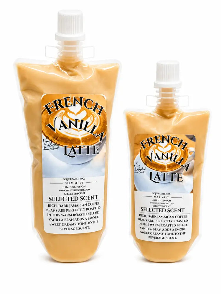 French vanilla latte squeezable wax melt