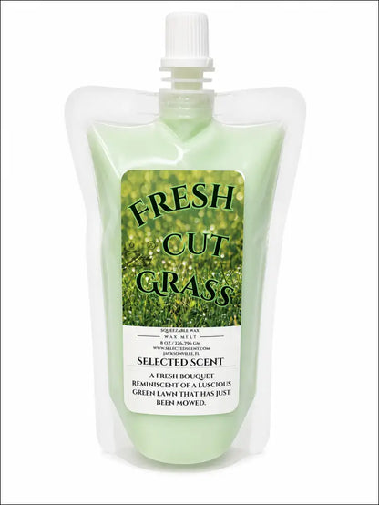 Fresh cut grass squeezable wax melt - 8 ounces