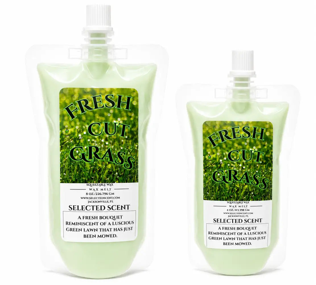 Fresh cut grass squeezable wax melt