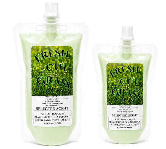 Fresh cut grass squeezable wax melt