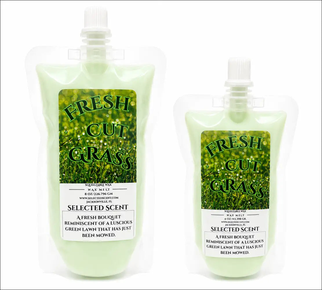 Fresh cut grass squeezable wax melt