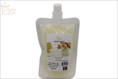 Selected Scent fresh linen clean laundry scent wax melts refill pouch with floral label