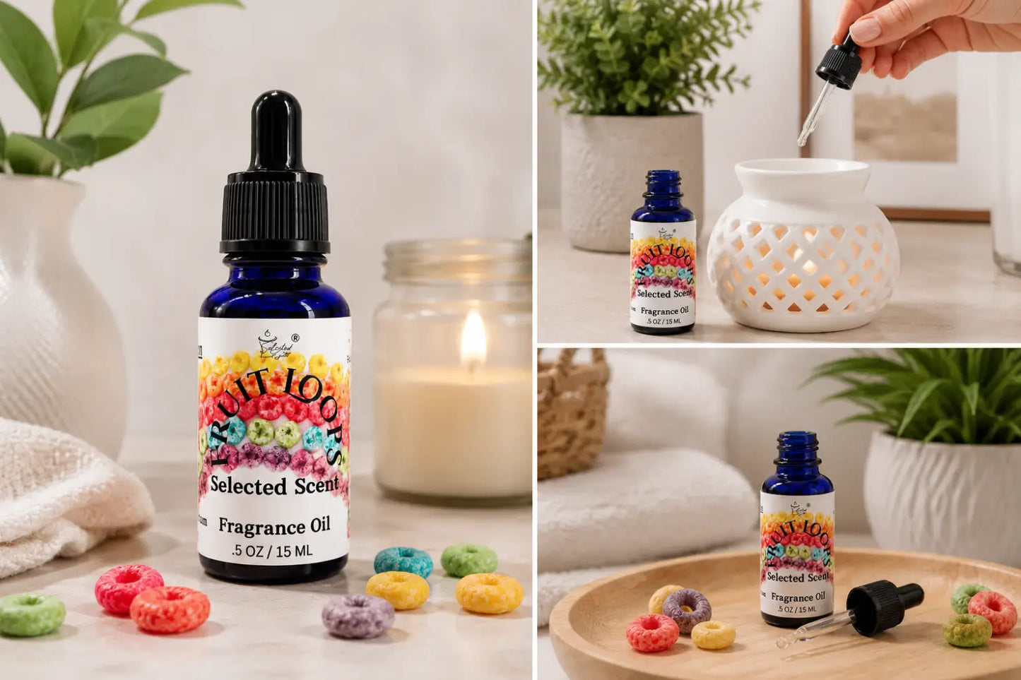 Fruit loops 100% fragrance oil – sweet fruity cereal home by selected scent