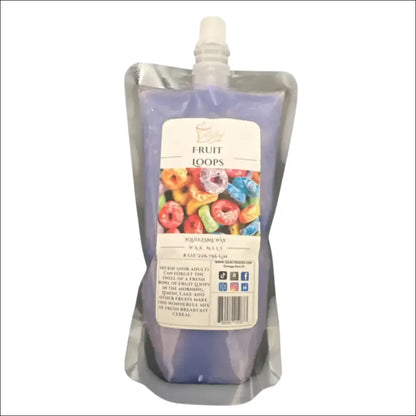 Fruit loops squeezable wax melt cereal scent home fragrance - 8 ounces