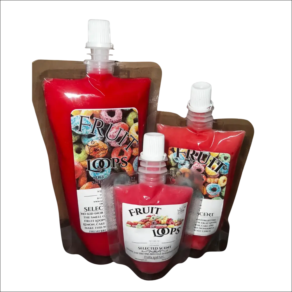 Fruit loops squeezable wax melt cereal scent home fragrance