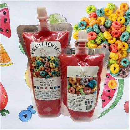 Fruit loops squeezable wax melt cereal scent home fragrance