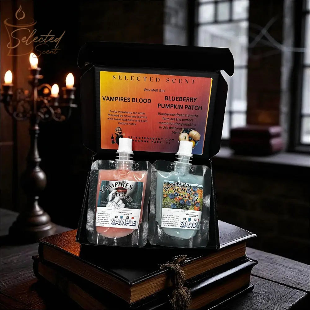 Selected Scent Long Lasting Fragrance Set with Vampire's Blood and Blueberry Pumpkin Patch scents