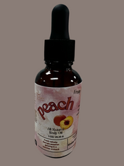 Selected Scent Peach All Natural Body Oil bottle for Hydrating And Protecting skin