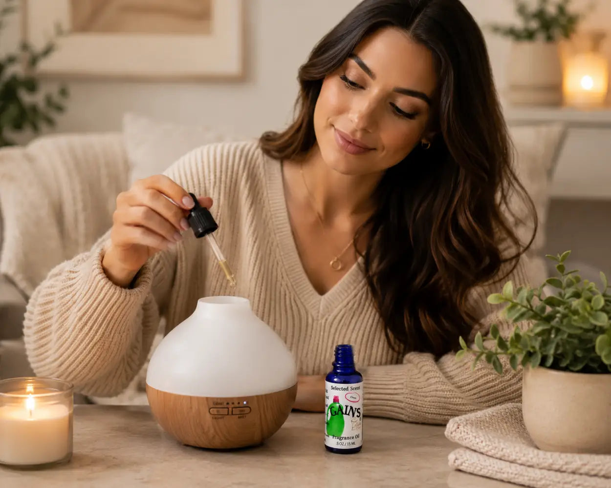Gains 100% fragrance oil – fresh laundry home by selected scent