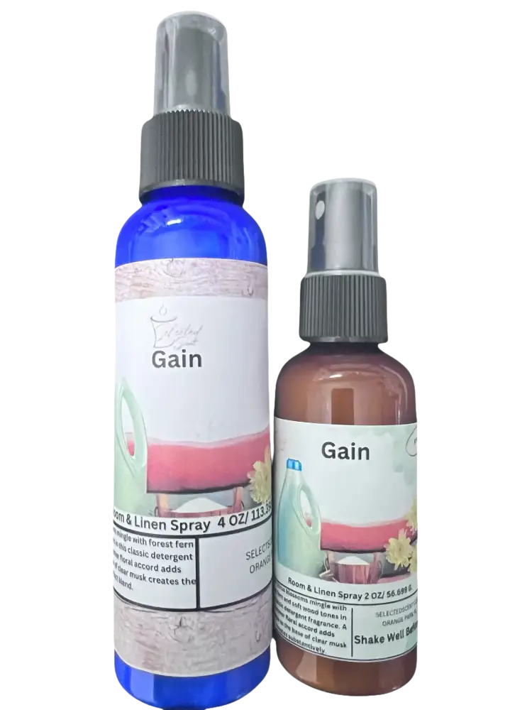 Gains fresh room and linen spray – natural long-lasting