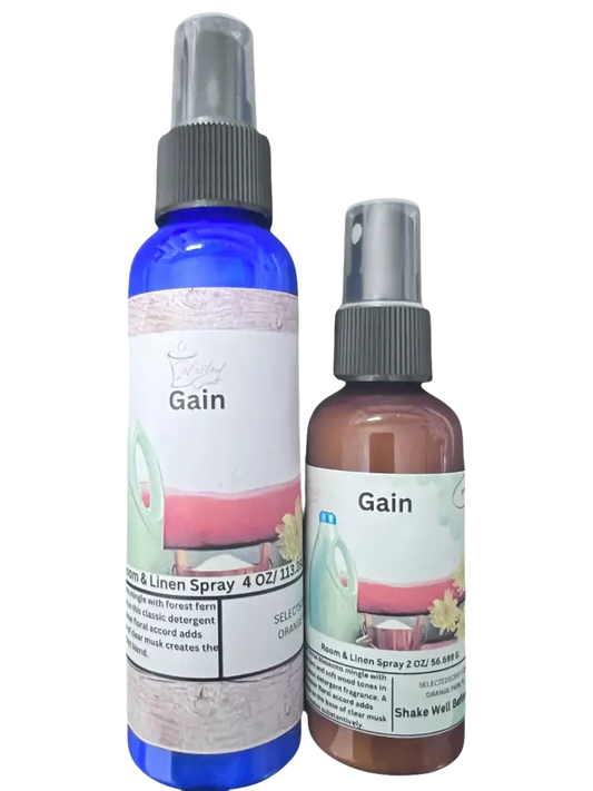 Gains fresh room and linen spray – natural long-lasting