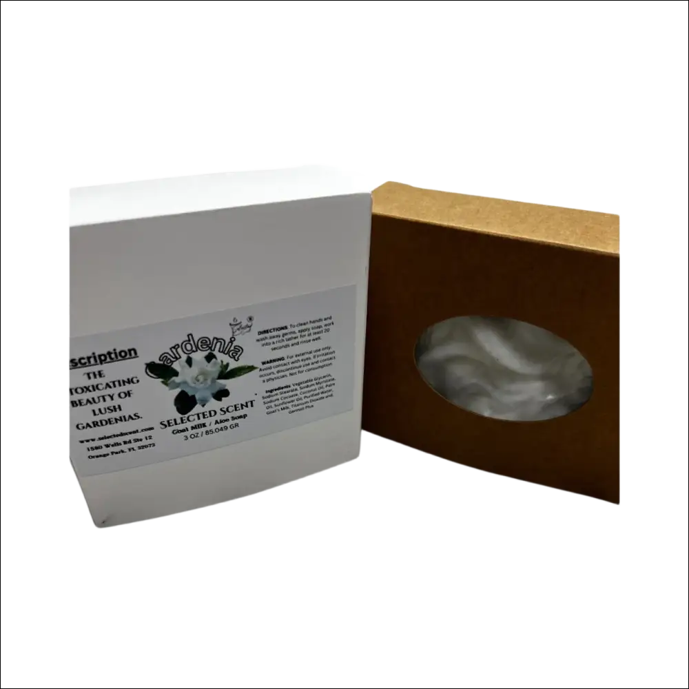 Gardenia goat and aloe soap soft luxurious fragrant