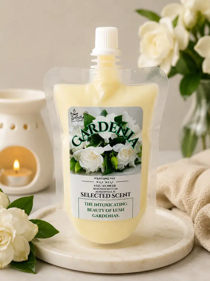Gardenia squeezable wax melt - long-lasting scent