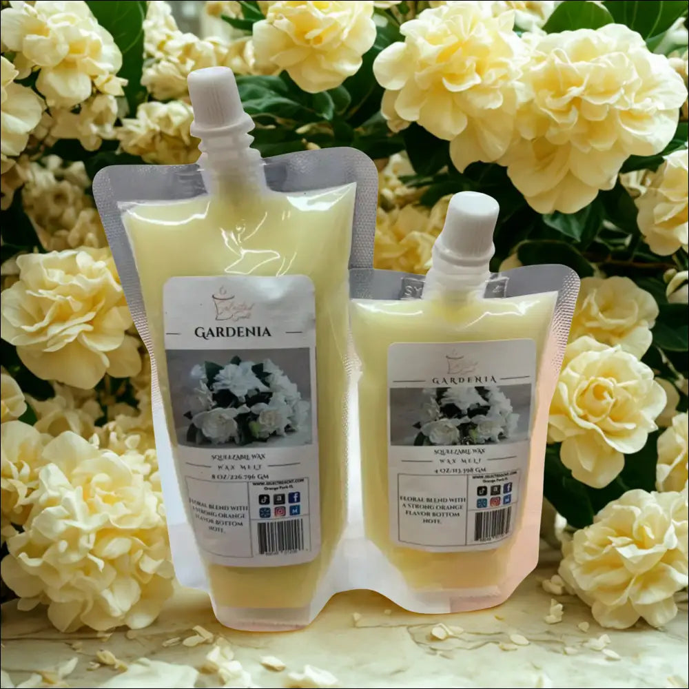 Gardenia squeezable wax melt - long-lasting scent