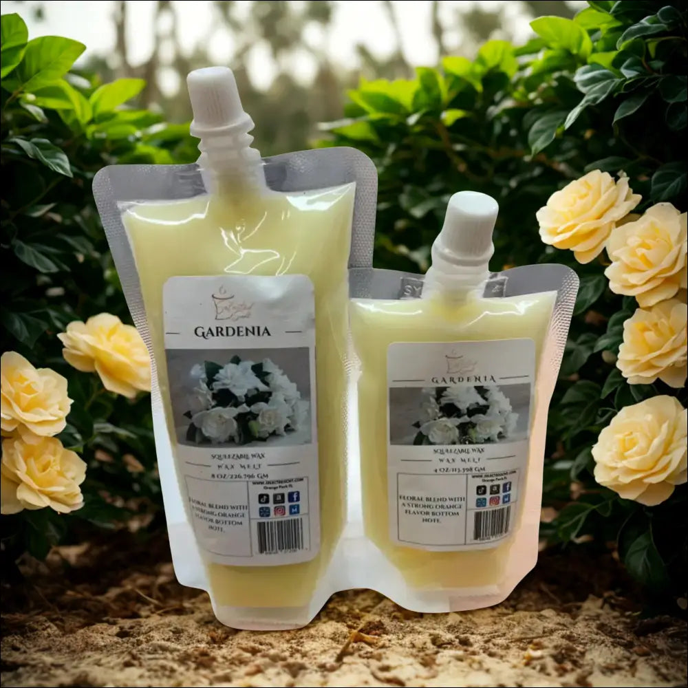 Gardenia squeezable wax melt - long-lasting scent