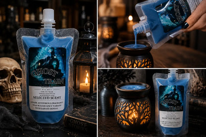 Ghost train squeezable wax melts