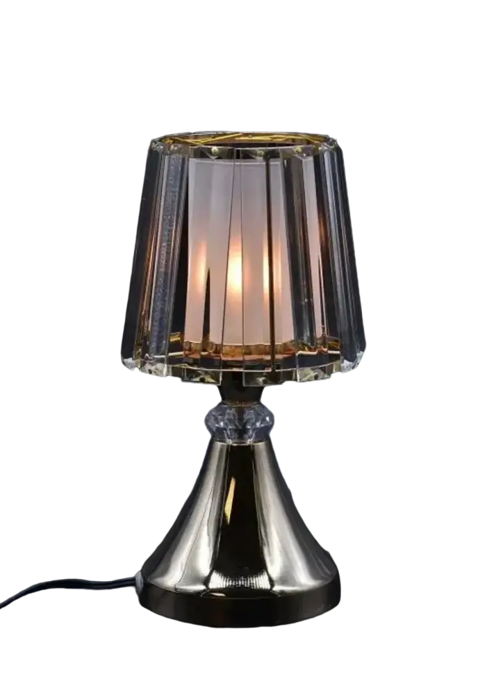 Gold lamp aroma warmer