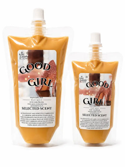 Good girl squeezable wax melt all natural melts