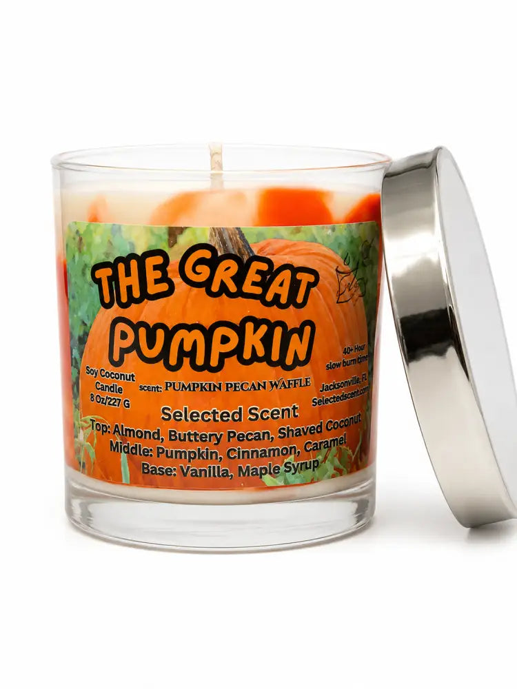 The great pumpkin marbled 8 ounce candle