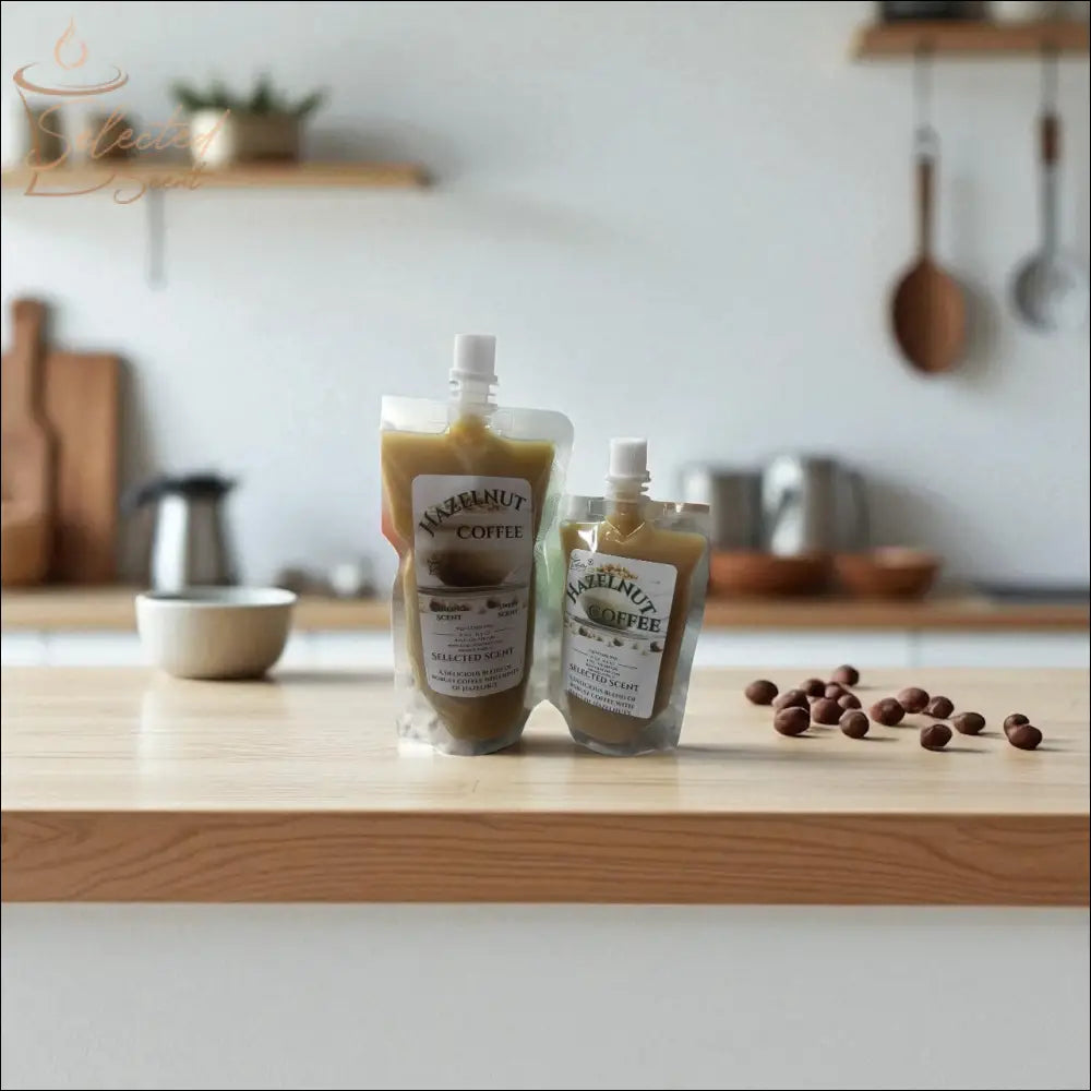 Hazelnut Coffee Squeezable Wax Melt Long Lasting Pine Fragrance Wax