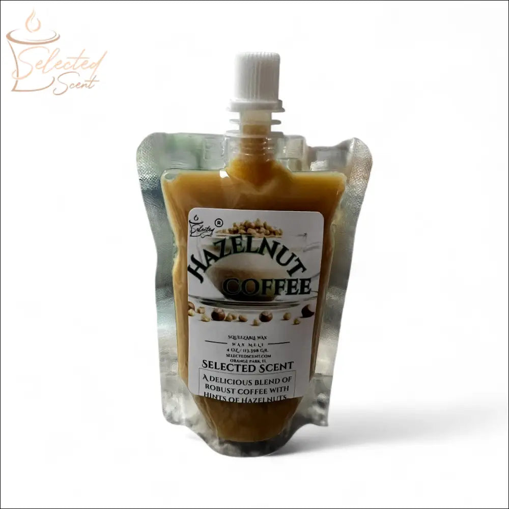 Hazelnut Coffee Squeezable Wax Melt Long Lasting Pine Fragrance Wax