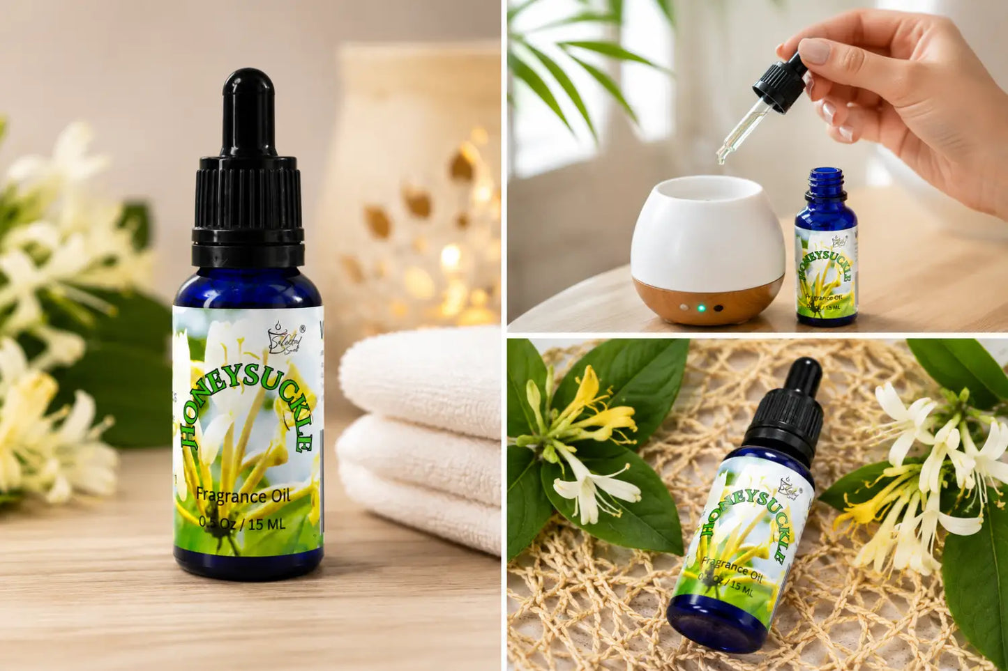 Honeysuckle 100% fragrance oil – sweet floral garden home by selected scent