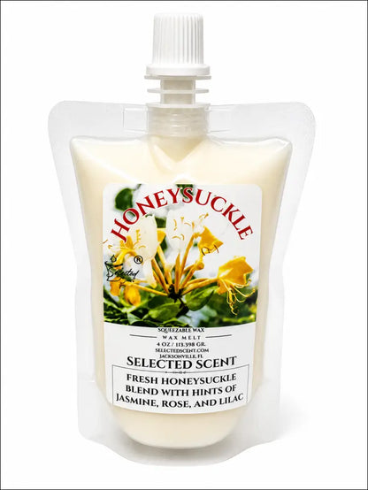 Honeysuckle squeezable wax melt - 4 ounces