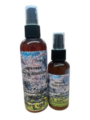 Selected Scent Japanese Cherry Blossom bottles with long lasting room fragrance spray