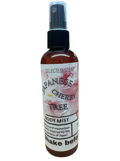 Japanese cherry tree body mist 4 oz alcohol free