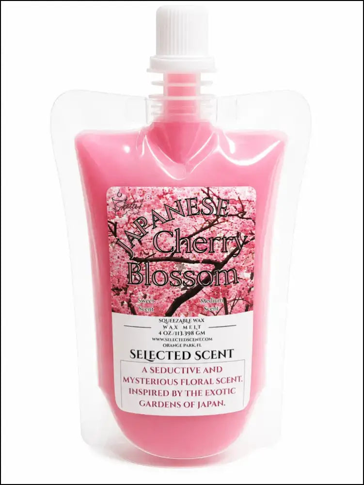 Japanese cherry tree squeezable wax melt - 4 ounces