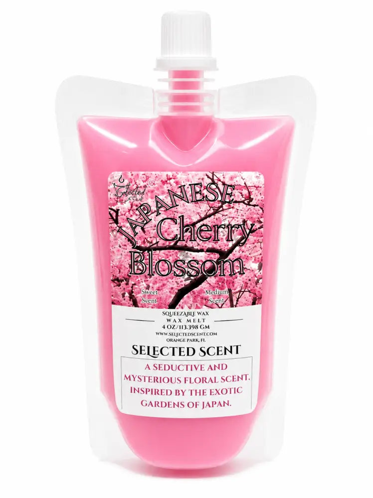 Japanese cherry tree squeezable wax melt - 4 ounces
