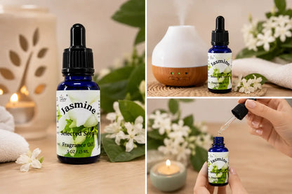 Jasmine 100% fragrance oil – elegant floral home by selected scent