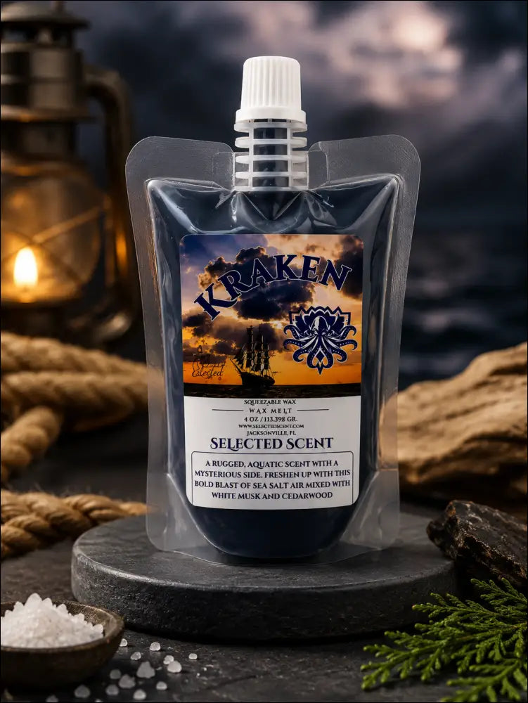 Kraken squeezable wax melt