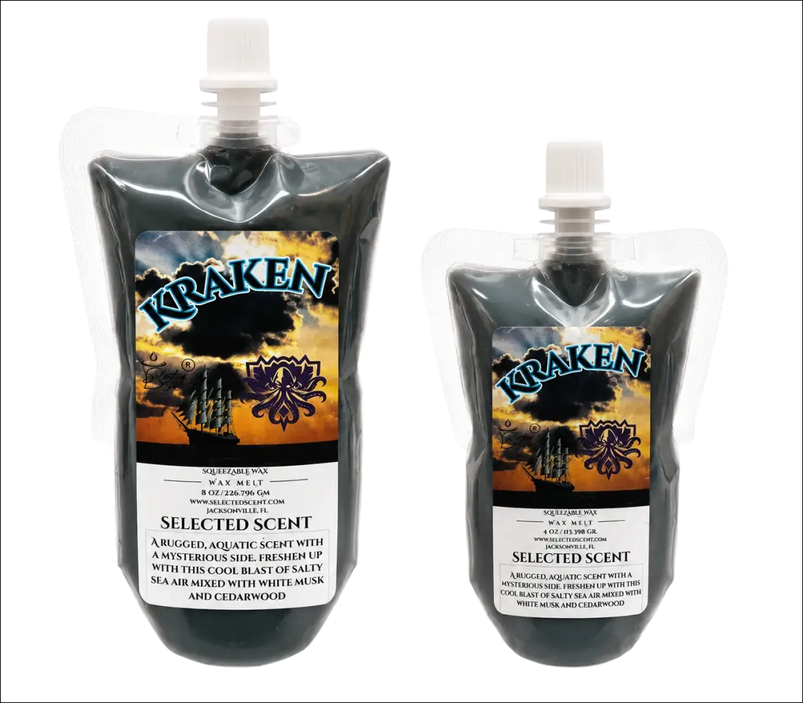 Kraken squeezable wax melt